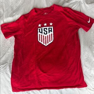 Nike Red USA Soccer Tee